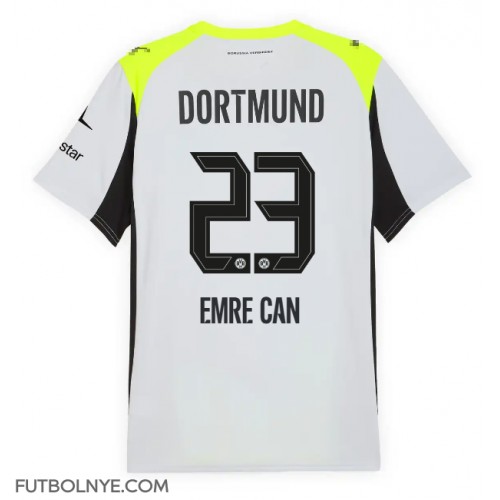 Camiseta Borussia Dortmund Emre Can #23 Visitante Equipación 2025-26 manga corta